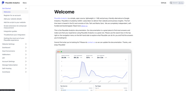 Plausible Analytics Docs
