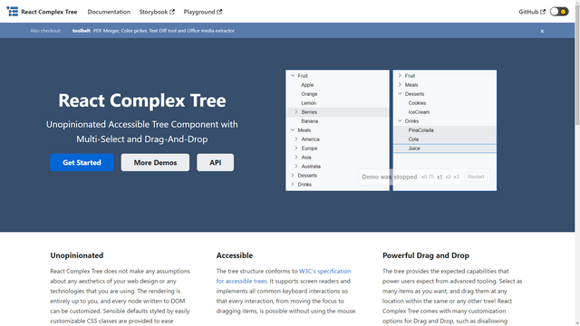 React Complex Tree